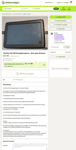 Screenshot 2026-08-05 at 12-11-04 TomTom VIA 280 Navigationsgerät – Sehr guter Zustand